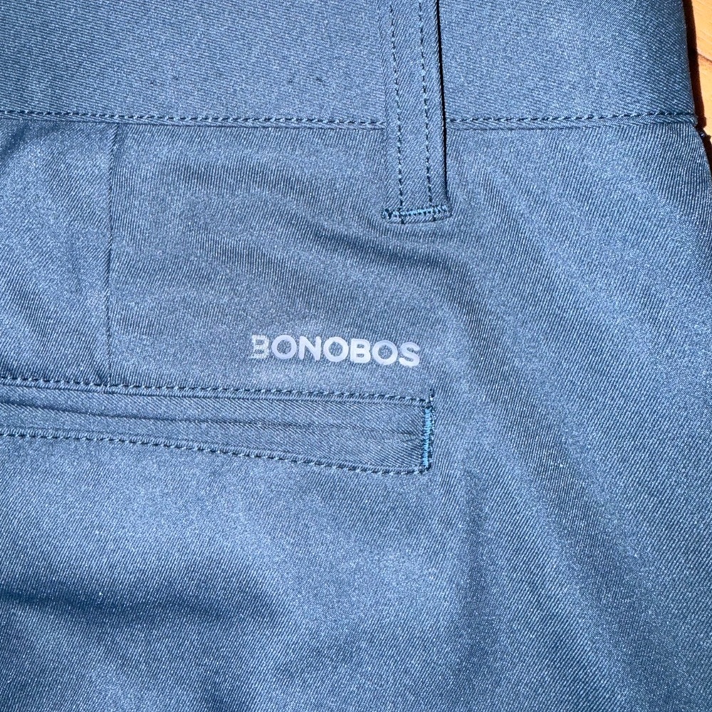 Like New Bonobos Highland Tour Golf Pants Navy Slim Fit 35x32 Performance - Picture 9 of 11